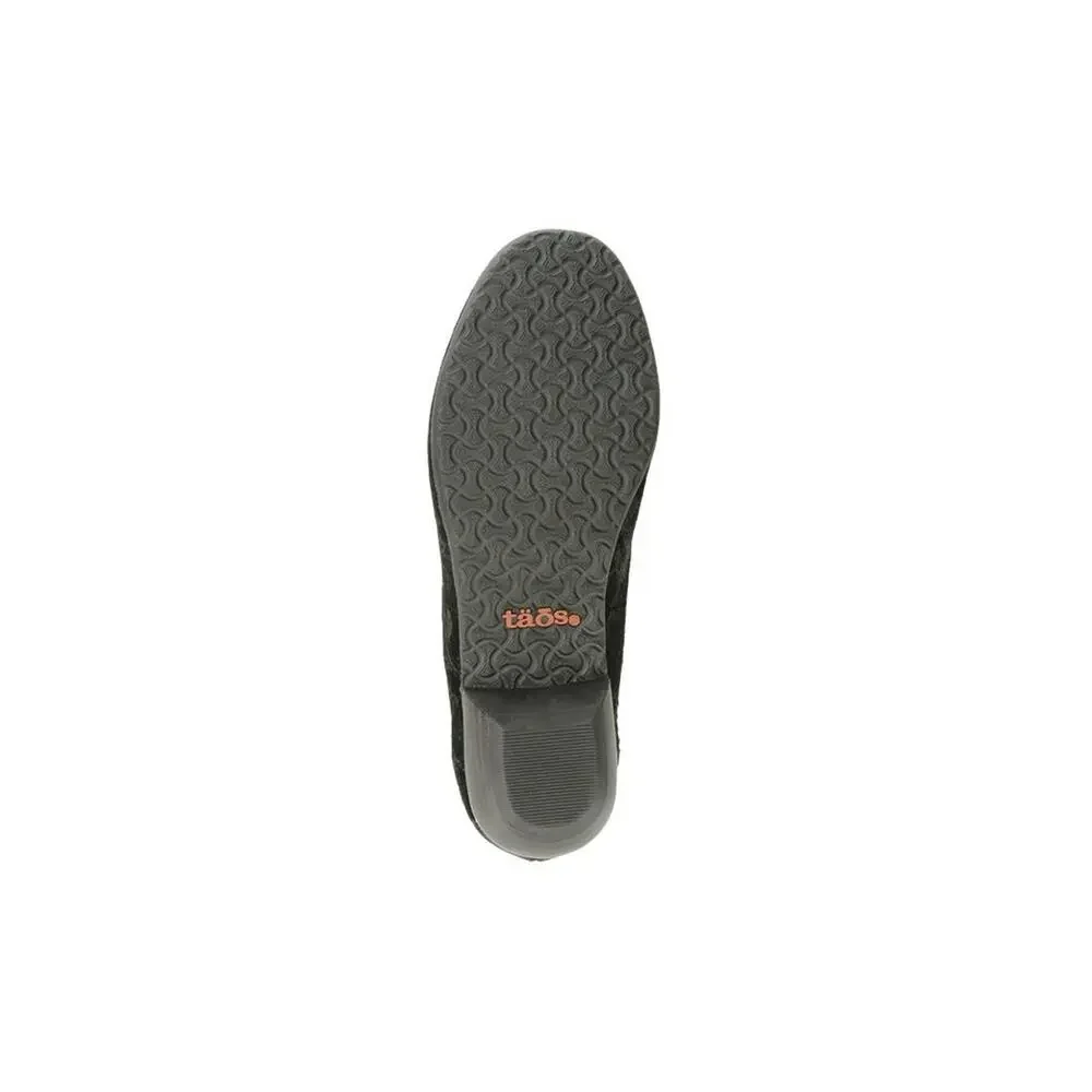 TAOS COBBLER BLACK PRINTED SUEDE 6